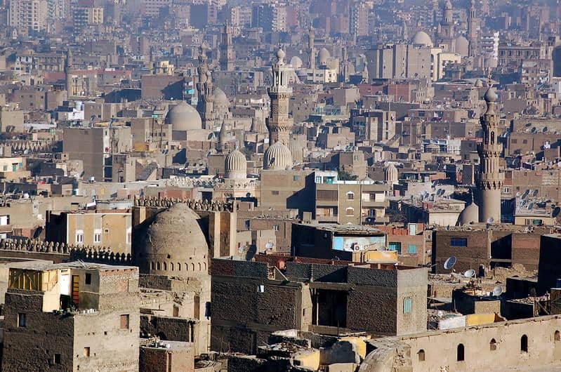 cairo cityscape mosque