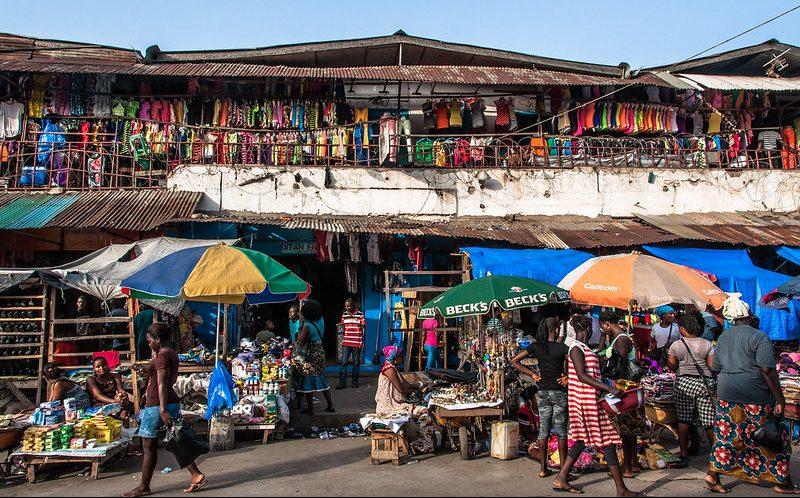 monrovia colorful market