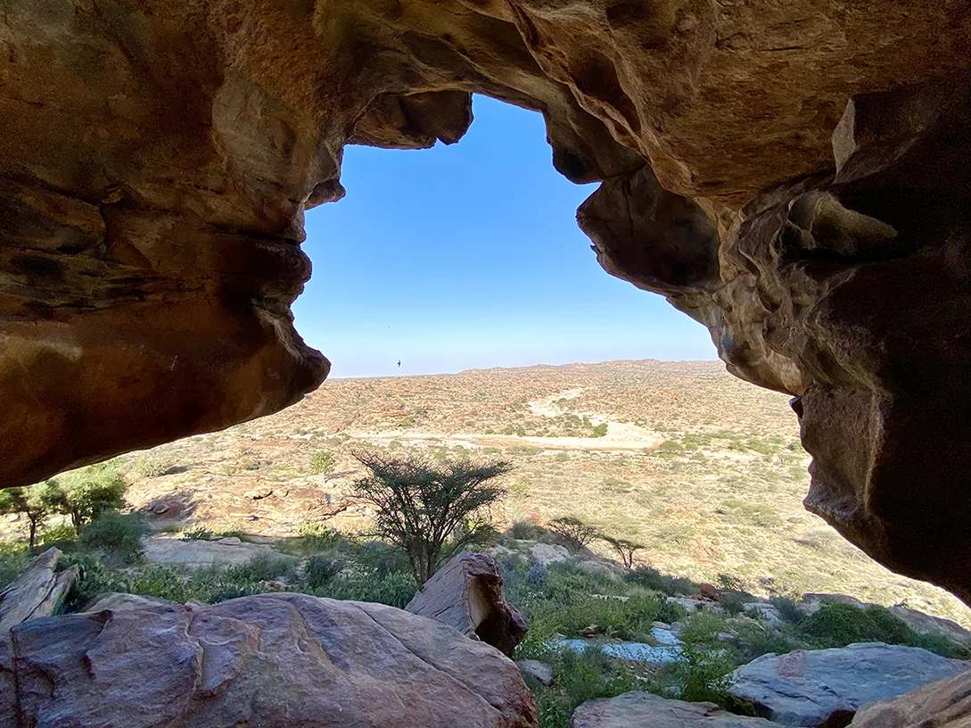 laas geel somaliland cave opening