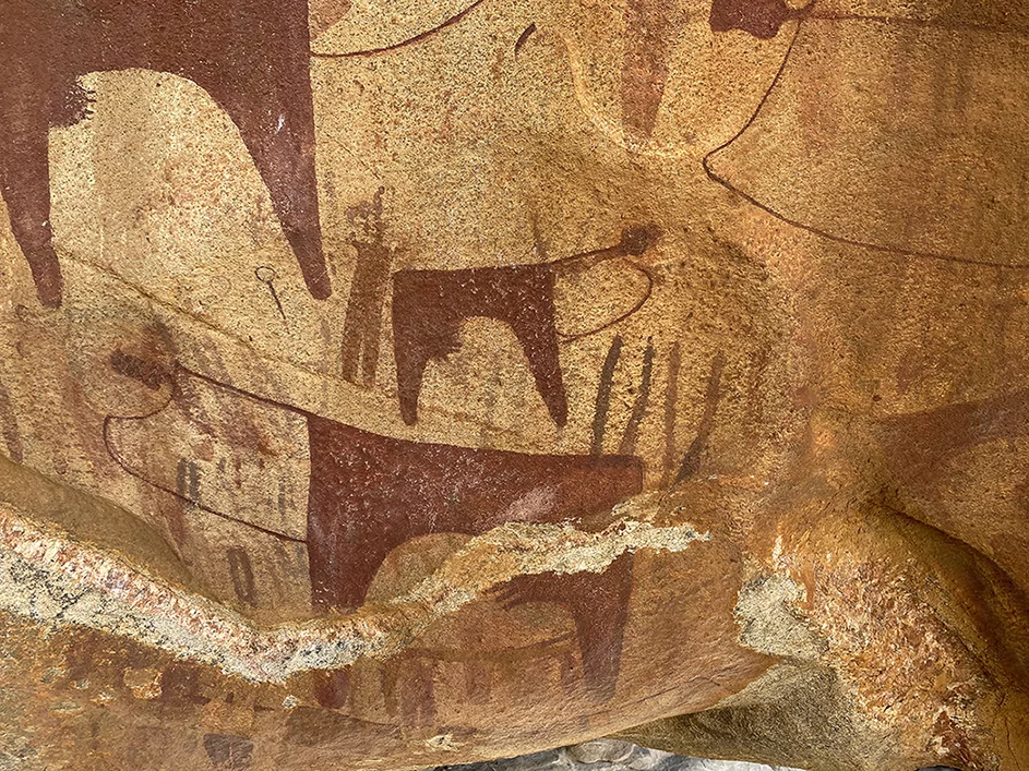 laas geel somaliland cave painting animals