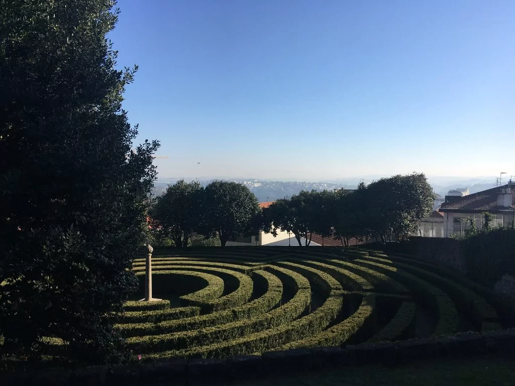 porto portugal parque de sao roque labyrinth