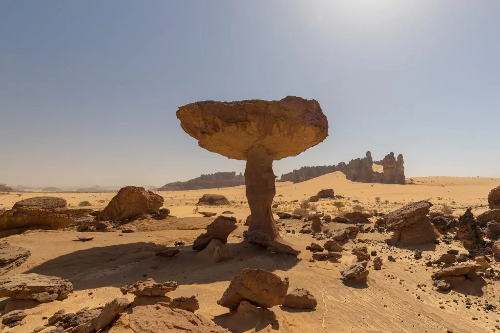 chad ennedi region rock formation
