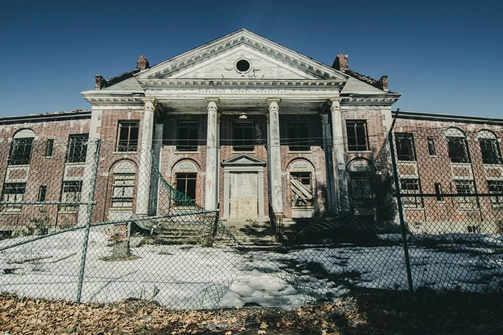 new york usa saratoga county homestead main facade