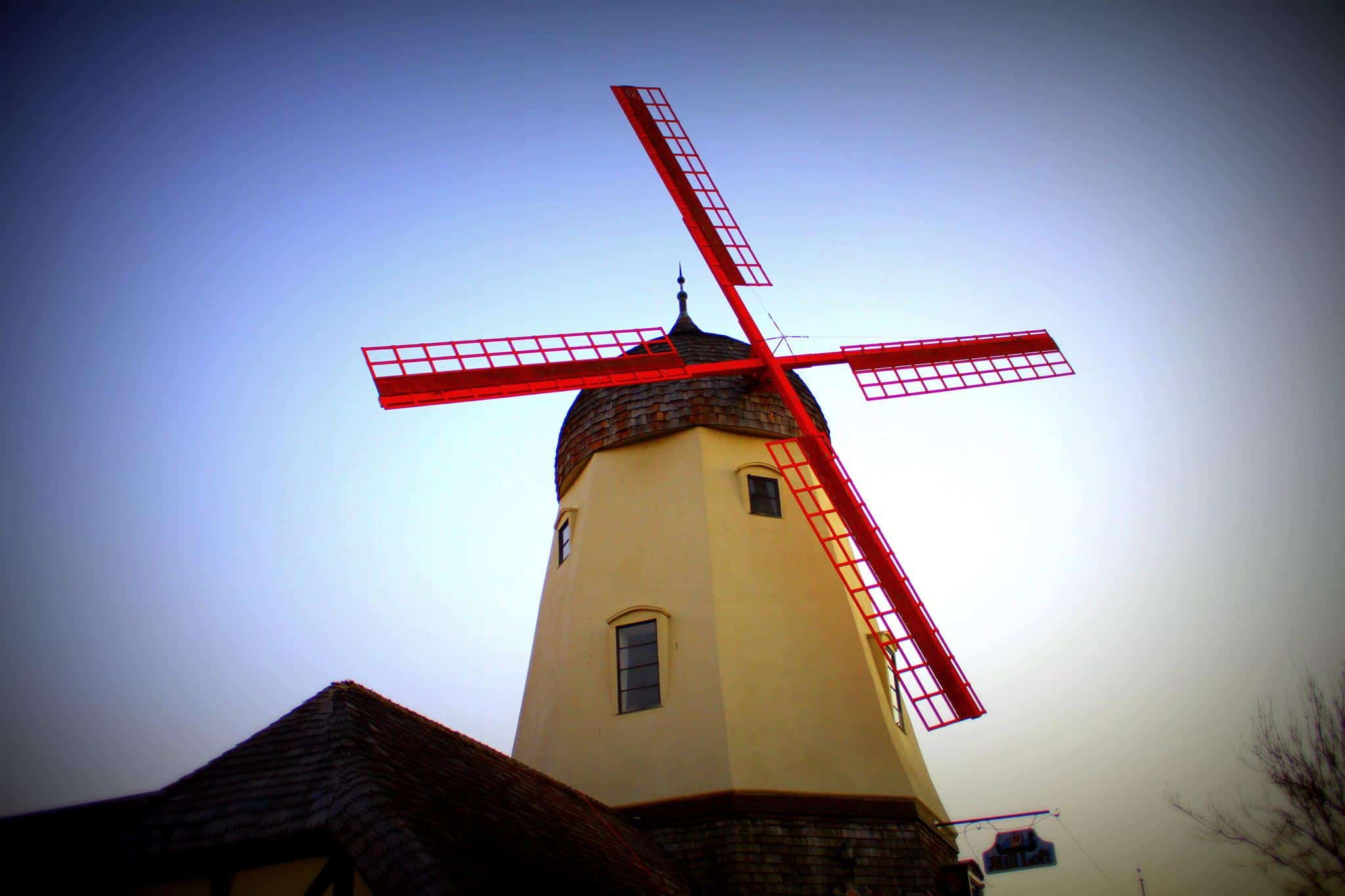 solvang california usa windmill