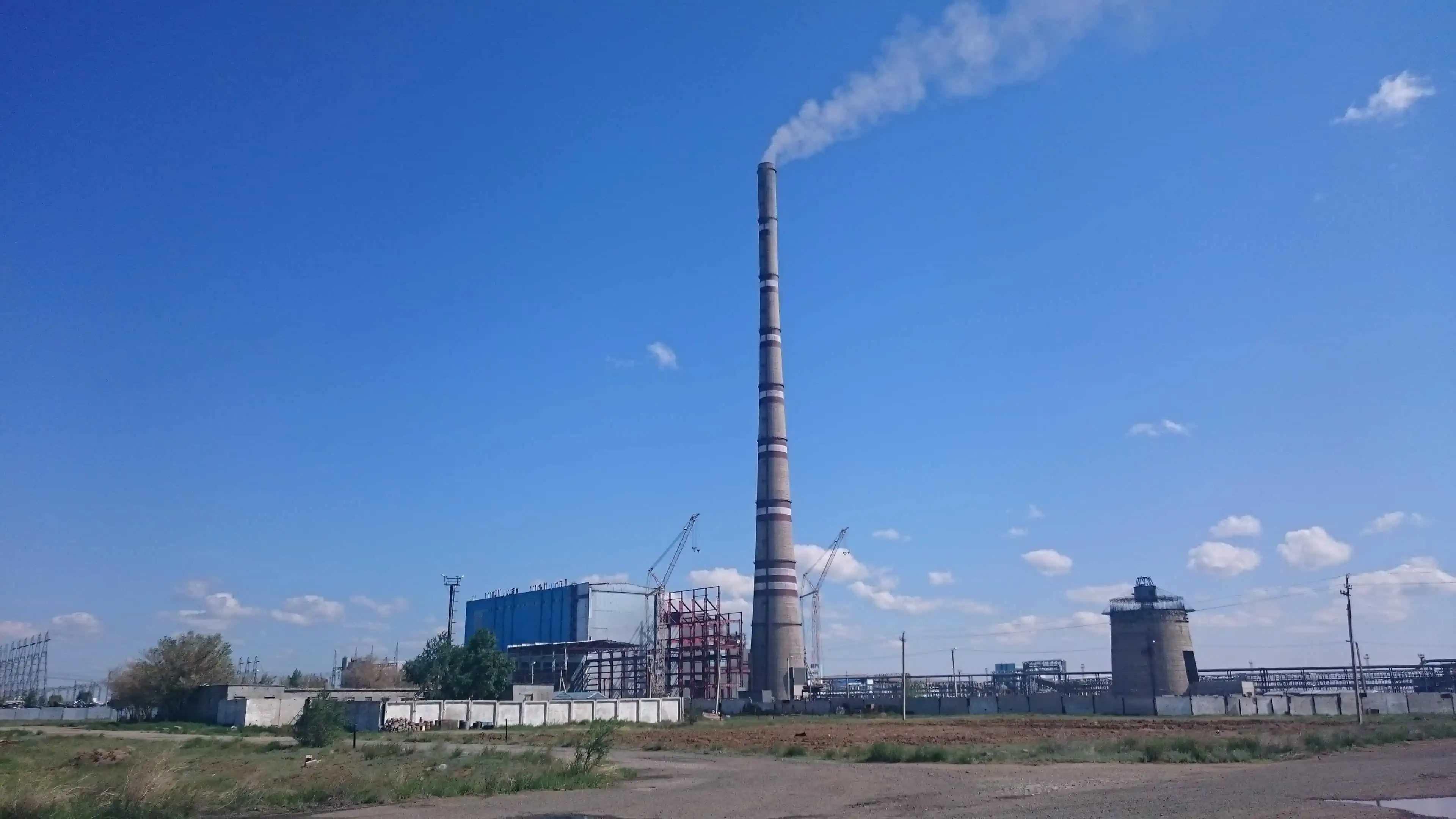 gres 2 power station ekibastuz kazakhstan tallest chimney in the world