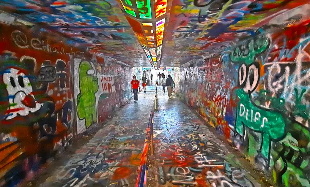 free expression tunnel raleigh north carolina us underground