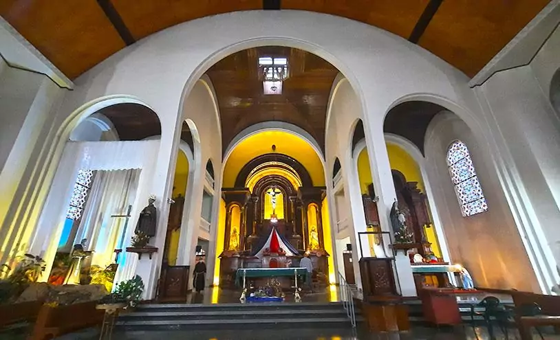 church san francisco cartago costa rica altar