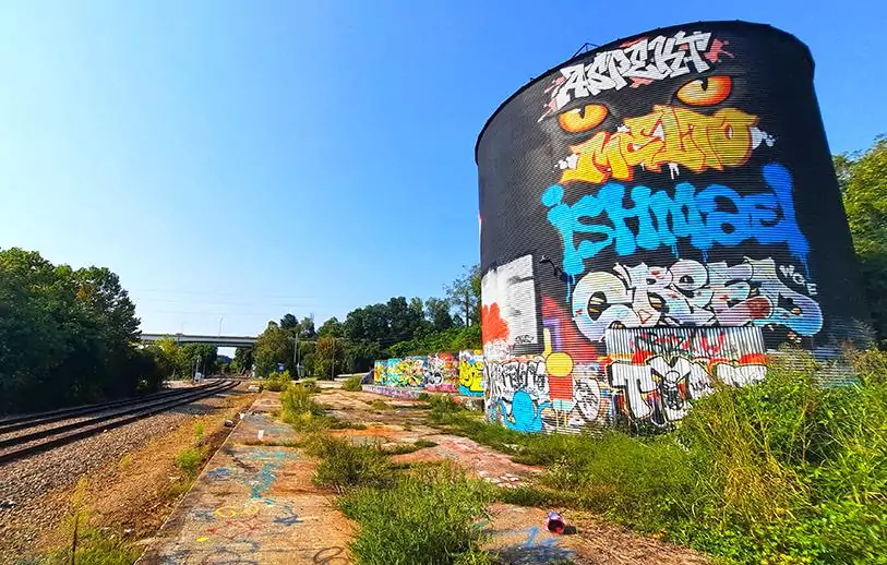 river arts district asheville north carolina us silo