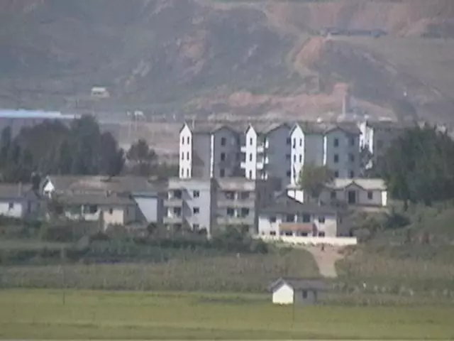 Kijong dong propaganda Peace Village North Korea DMZ 7