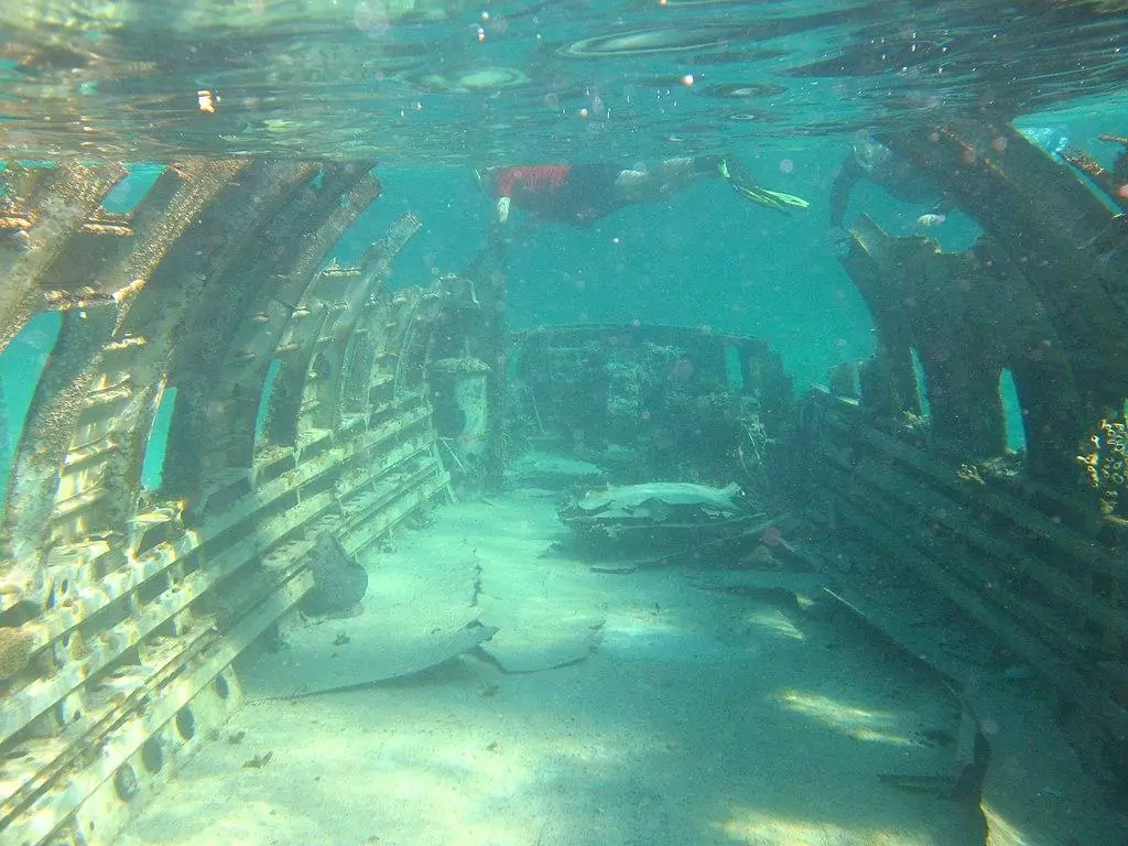 Pablo Escobar Carlos Lehder Smugglers sunken Plane Wreck Normans Cay The Bahamas 5