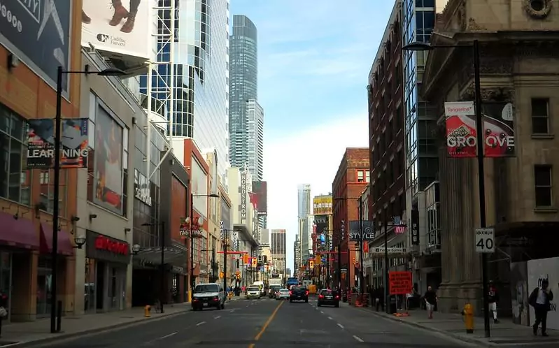 The Longest Streets in the World Yonge Street Toronto Ontario Canada