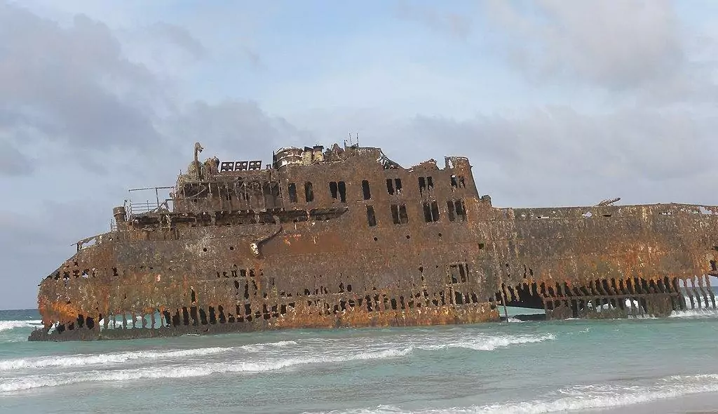 Shipwreck Beach Praia da Atalanta Boa Vista Cape Verde 2