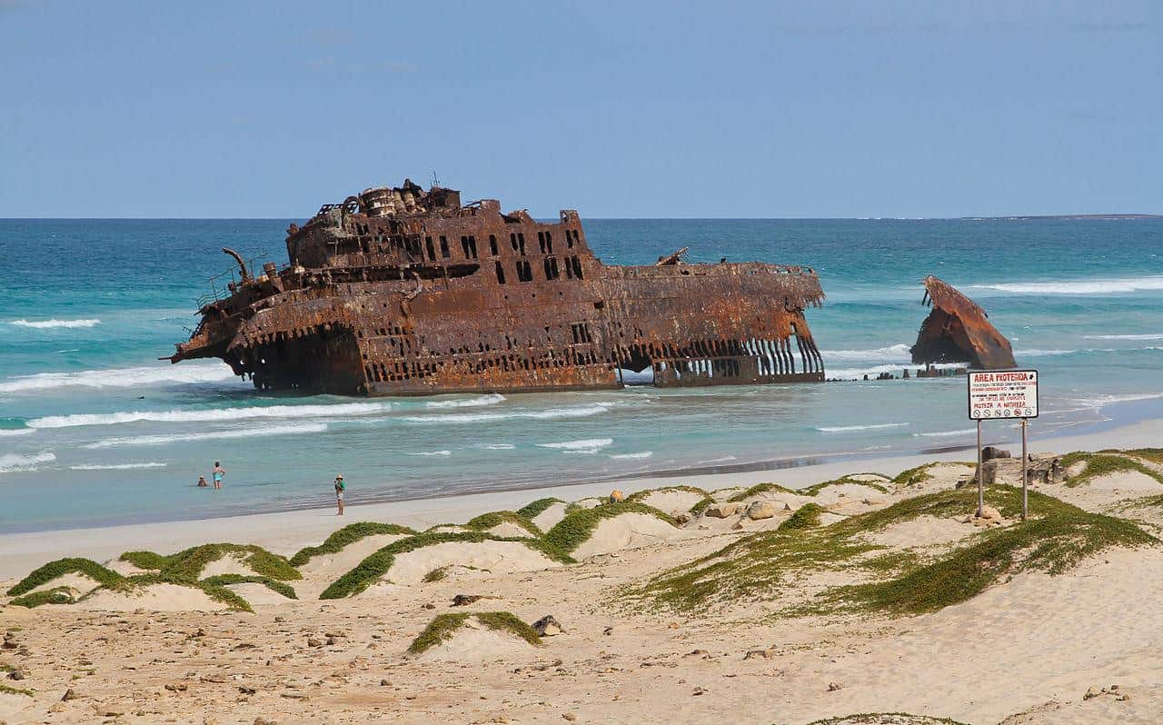 Shipwreck Beach Praia da Atalanta Boa Vista Cape Verde 3