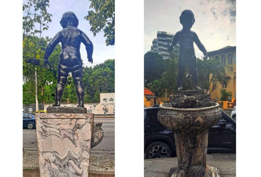 Rio de Janeiro Brazil Manneken Pis Replica Mansao Botafogo 7