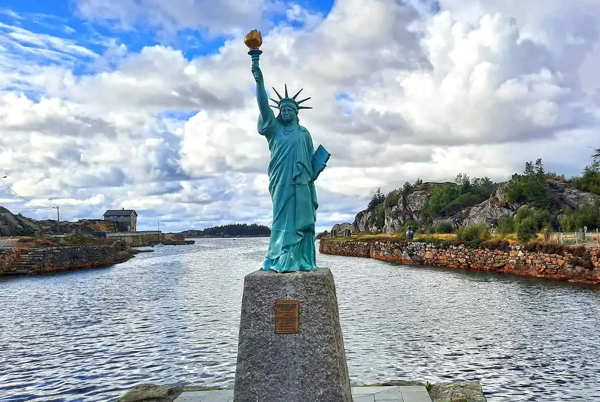 Visnes Little Statue of Liberty Norway 2