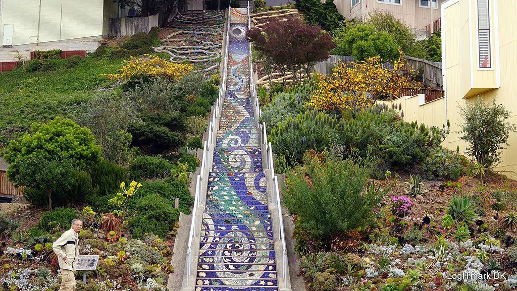 16th Avenue Tiled Steps San Francisco California US 1