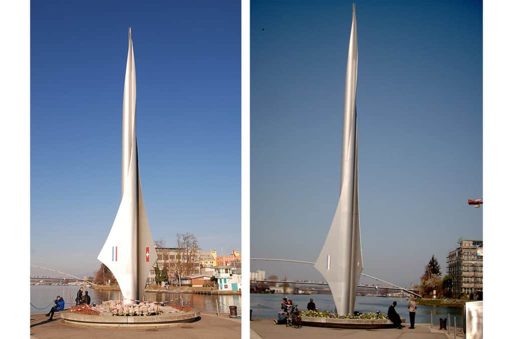 Basel Dreilandereck Tripoint Switzerland France Germany 3