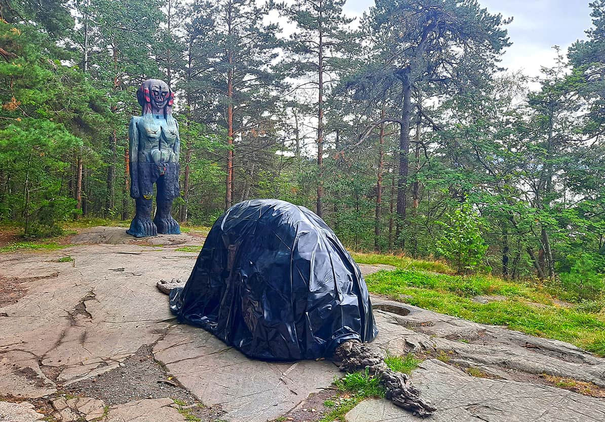 Ekeberg Sculpture Park We come in peace Oslo Norway 13