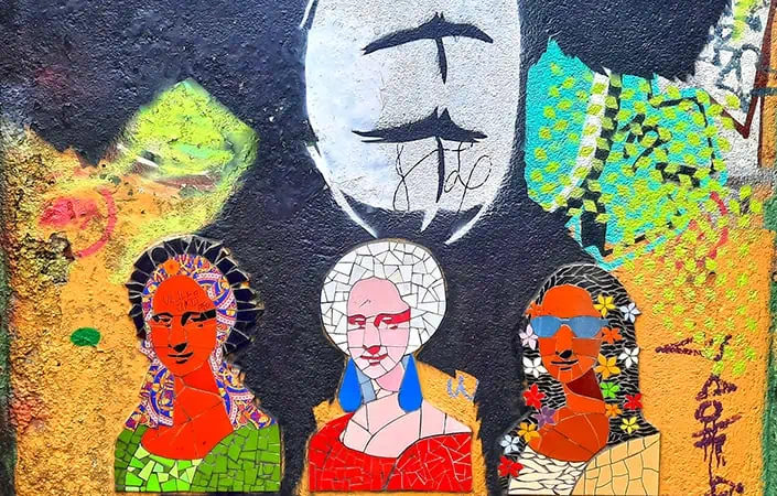 Escadaria do Patapio Sao Paulo Brazil mural graffiti Staircase 9