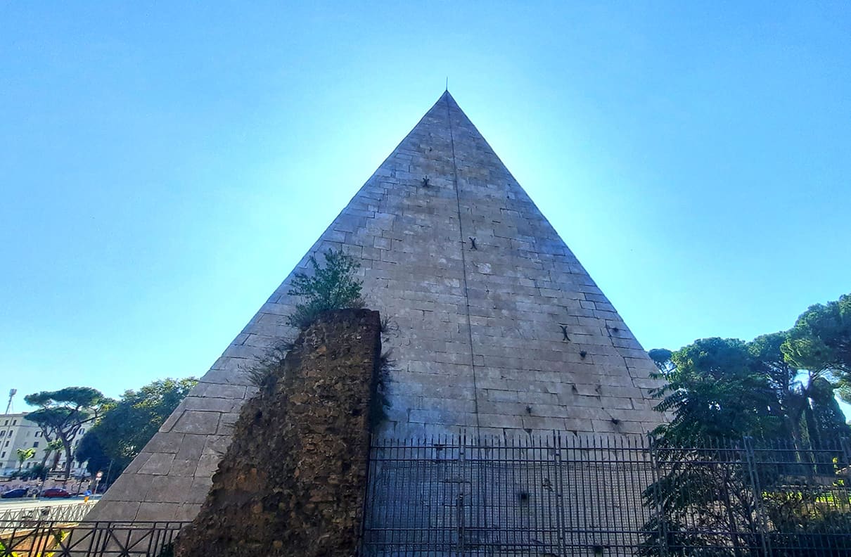 Pyramid of Caius Cestius Rome Italy 6