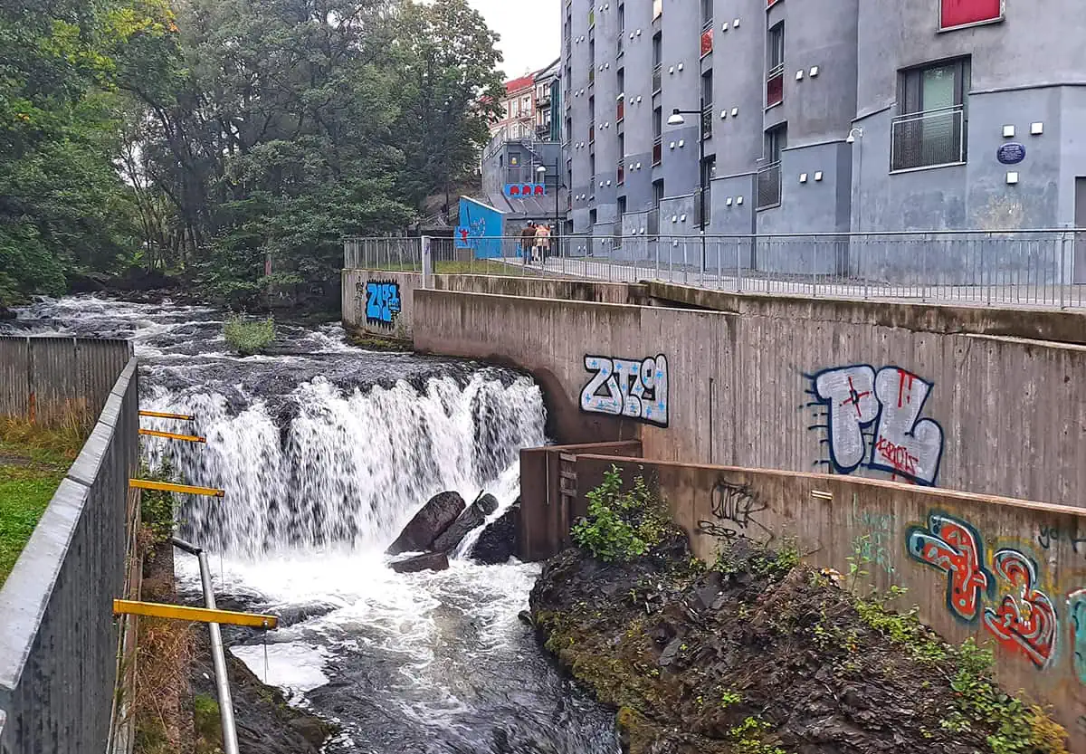 Waterfall Nedre Foss Oslo Norway 1