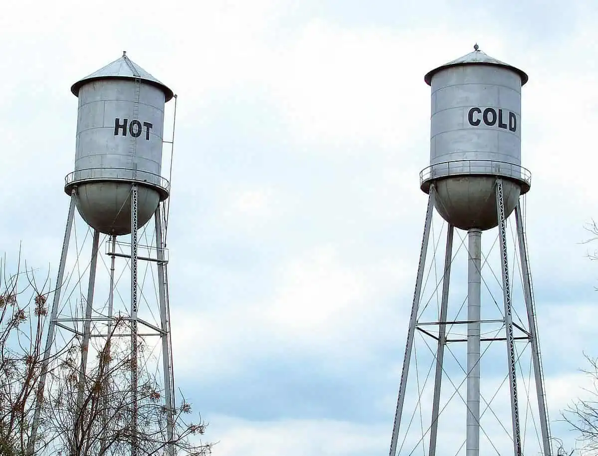 Hot and Cold Water Towers Ruleville Mississippi