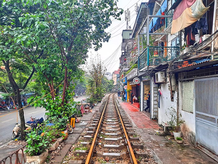 Train Street Hanoi Vietnam 2
