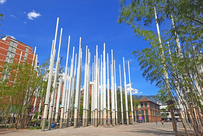 Parque De Las Luces Park of Lights Medellin Colombia 7