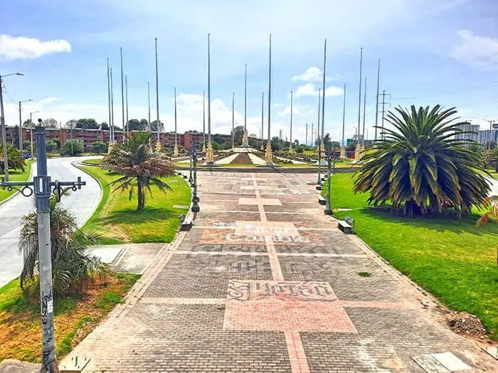 Monument of the Flags Bogota Colombia 1