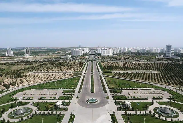 Turkmenistan Arch Monument of Neutrality Ashgabat 5