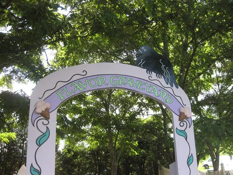 Ben and Jerrys Flavor Graveyard Waterbury Vermont US 1