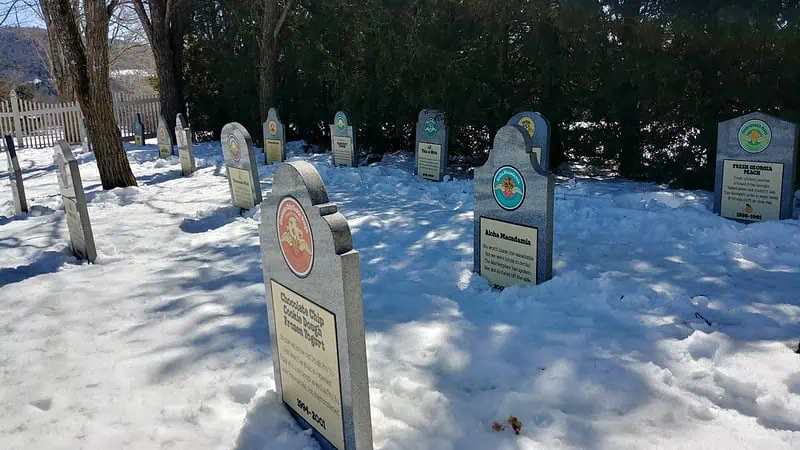 Ben and Jerrys Flavor Graveyard Waterbury Vermont US 7