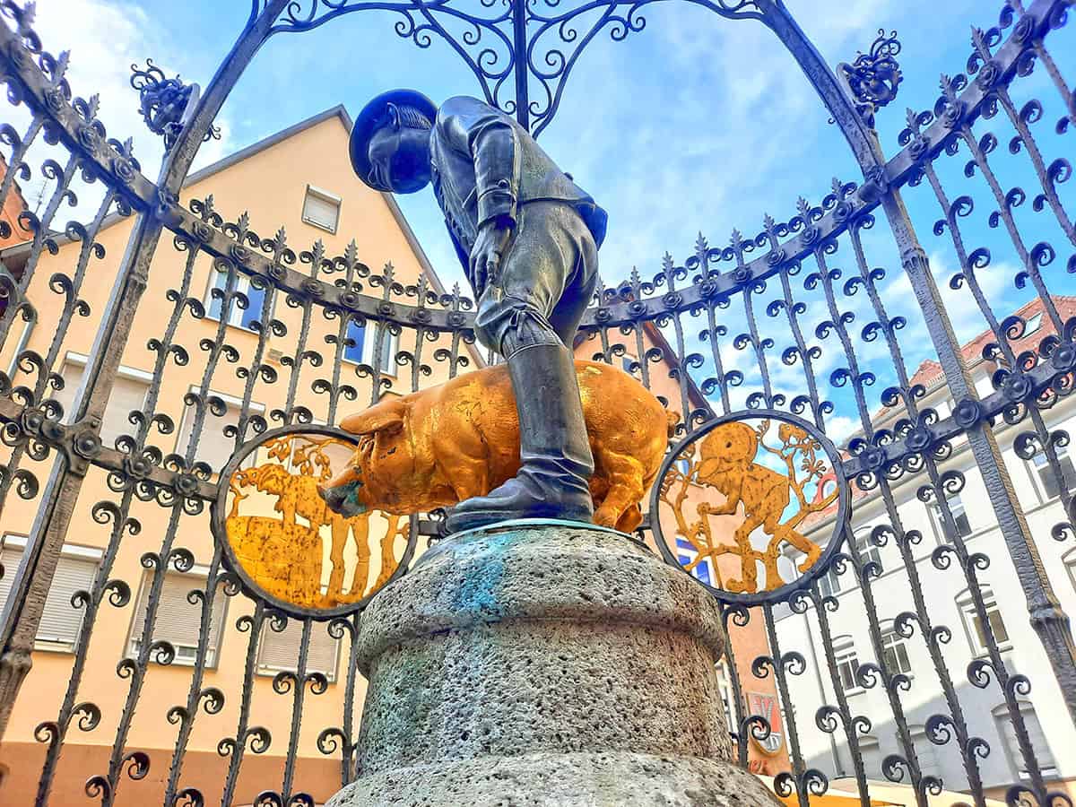 Hans im Gluck Brunnen Stuttgart Germany 5
