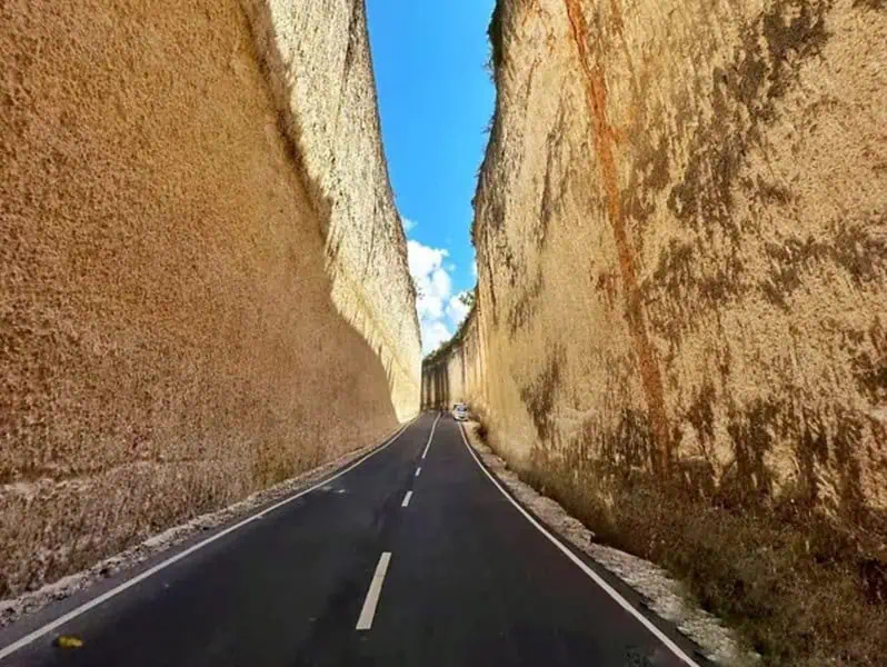 Pandawa Beach Road Bali Indonesia 2